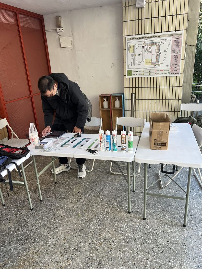 泰聯攤位陳設DOWSIL矽利康產品系列與現場配置圖