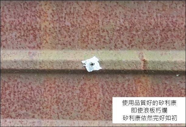 鐵皮屋螺絲封矽利康重要性解析