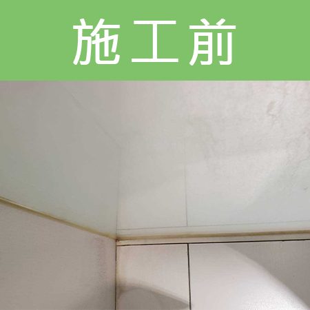 配合工班施打案例：浴室地板、天花板矽利康施作（台北北投）